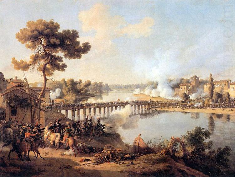 Louis-Francois, Baron Lejeune the Battle of Lodi china oil painting image